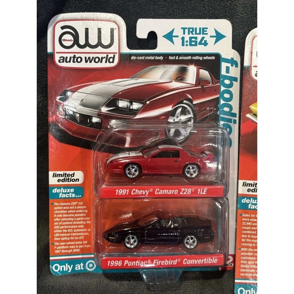 AW Auto World Limited Edition a-bodies f-bodies & flames‎ Three 2-packs.